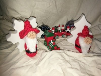 Lustige Mini-Weihnachtsmänner