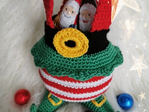 Häkelanleitung "Die Hose vom Weihnachtself"