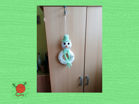 Türkranz Schneemann, kein Styroporring erforderlich