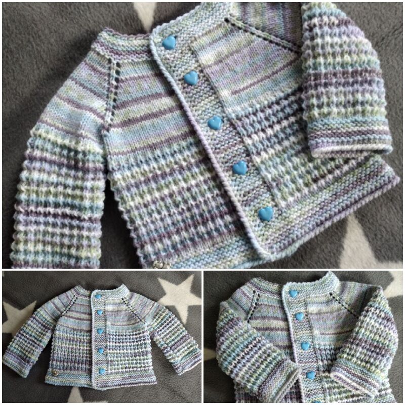 Strickanleitung * Baby Jacke in 3 Größen 0 - 18 Mon. * RVO