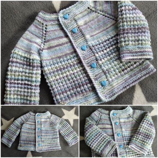 Strickanleitung * Baby Jacke in 3 Größen 0 - 18 Mon. * RVO