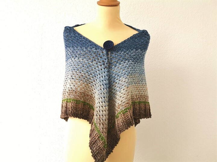 Tuch "Babuschka" - Häkelanleitung