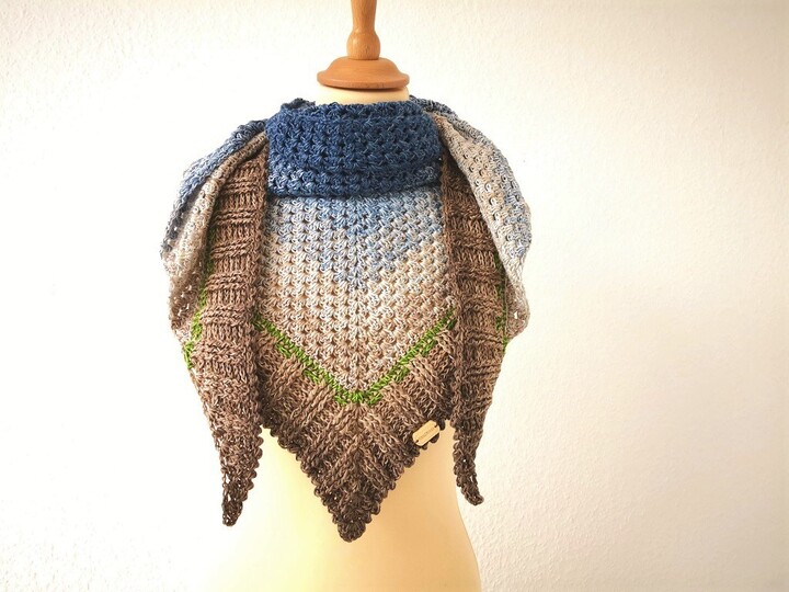 Tuch "Babuschka" - Häkelanleitung