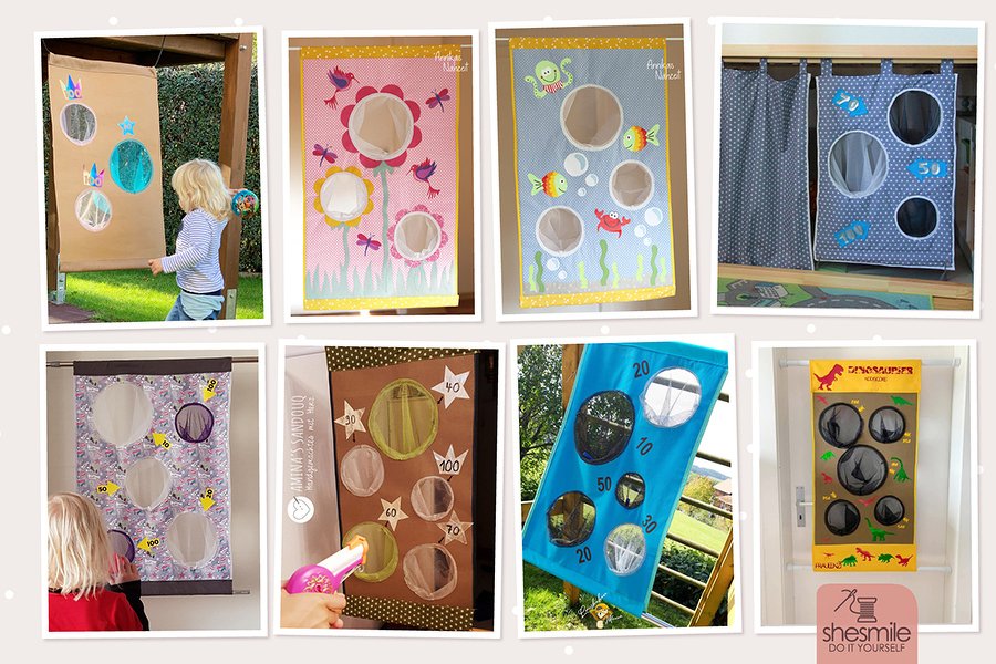 Zielscheibe mit Fangnetz KiddiScore (Nähanleitung für alle Größen) - Bild 4