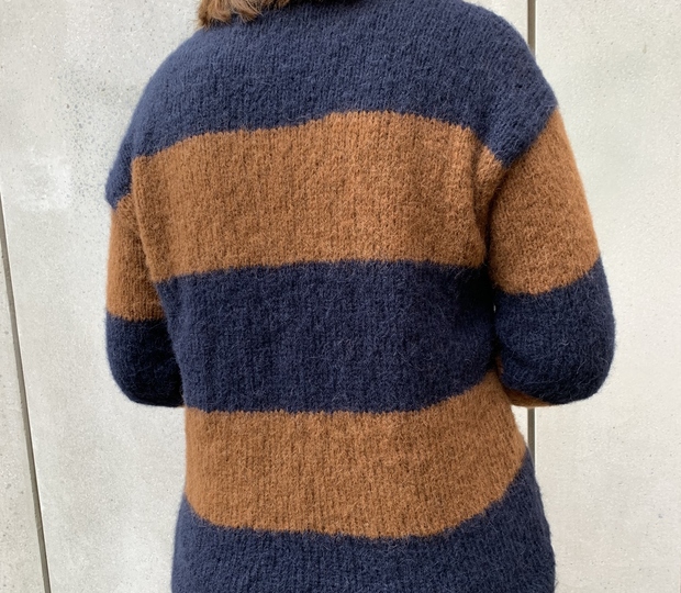 Pullover mit Streifen (Gr. S/M/L/XL/XXL)