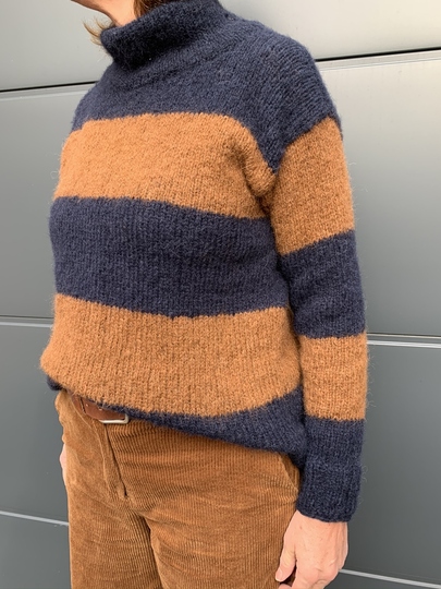 Pullover mit Streifen (Gr. S/M/L/XL/XXL)