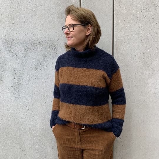 Pullover mit Streifen (Gr. S/M/L/XL/XXL)