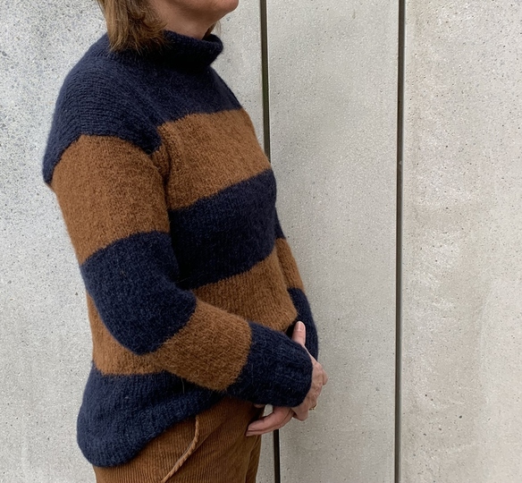 Pullover mit Streifen (Gr. S/M/L/XL/XXL)