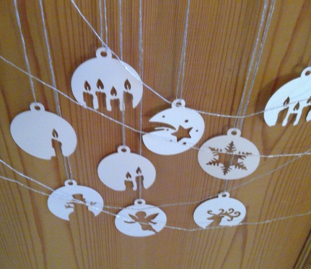 Weihnachtsbaum Kugeln Plotterdatei SVG DXF