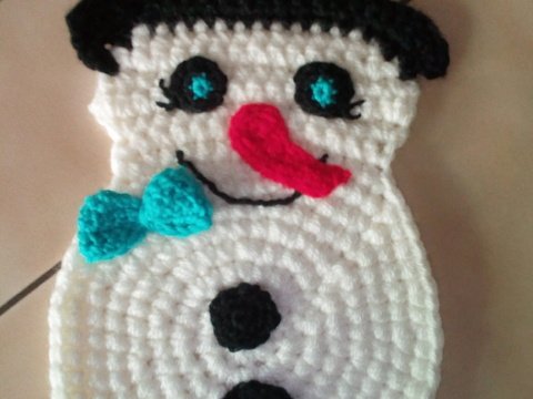 Topflappen  „  Schneemann  „