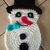 Topflappen  „  Schneemann  „