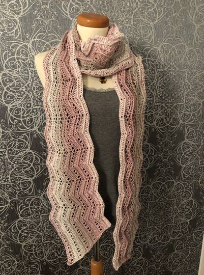 Winter Waves ein Schal zum einkuscheln