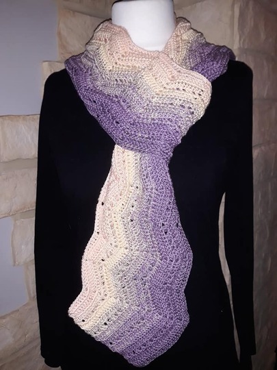 Winter Waves ein Schal zum einkuscheln