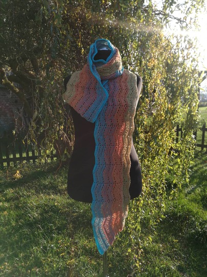 Winter Waves ein Schal zum einkuscheln