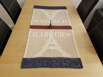 Häkelanleitung Tischläufer "Paris"