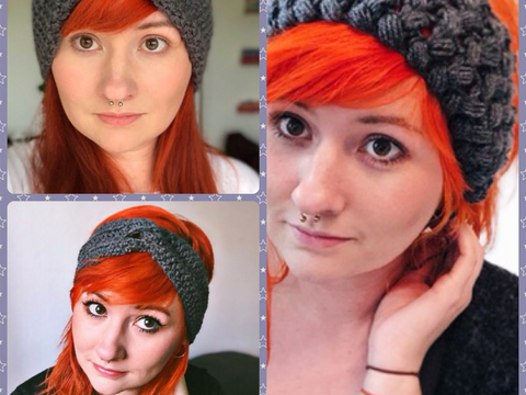 Sparpaket gestrickte Stirnbänder