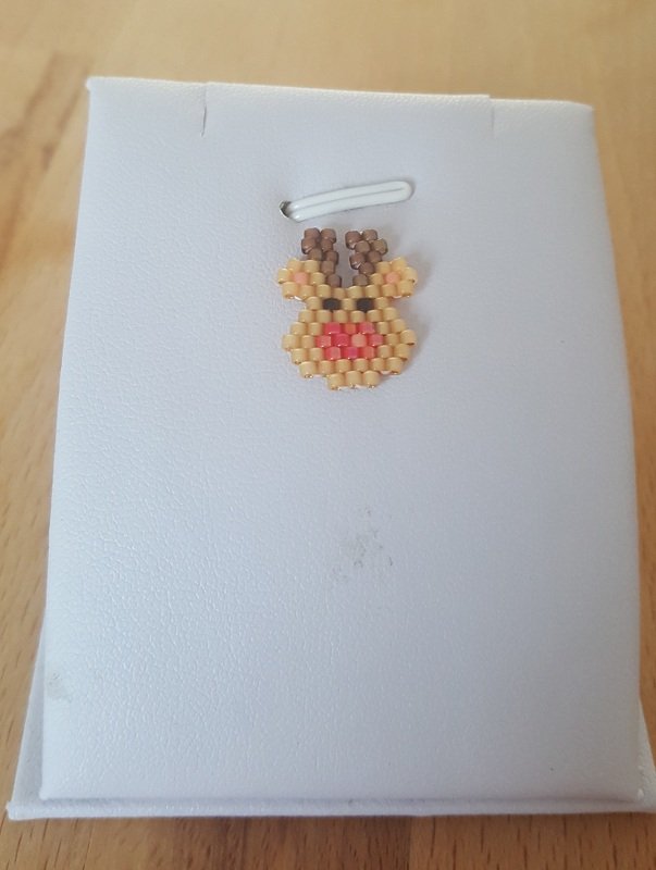 kleiner Elchkopf / Anhänger / Ohrring / Charm