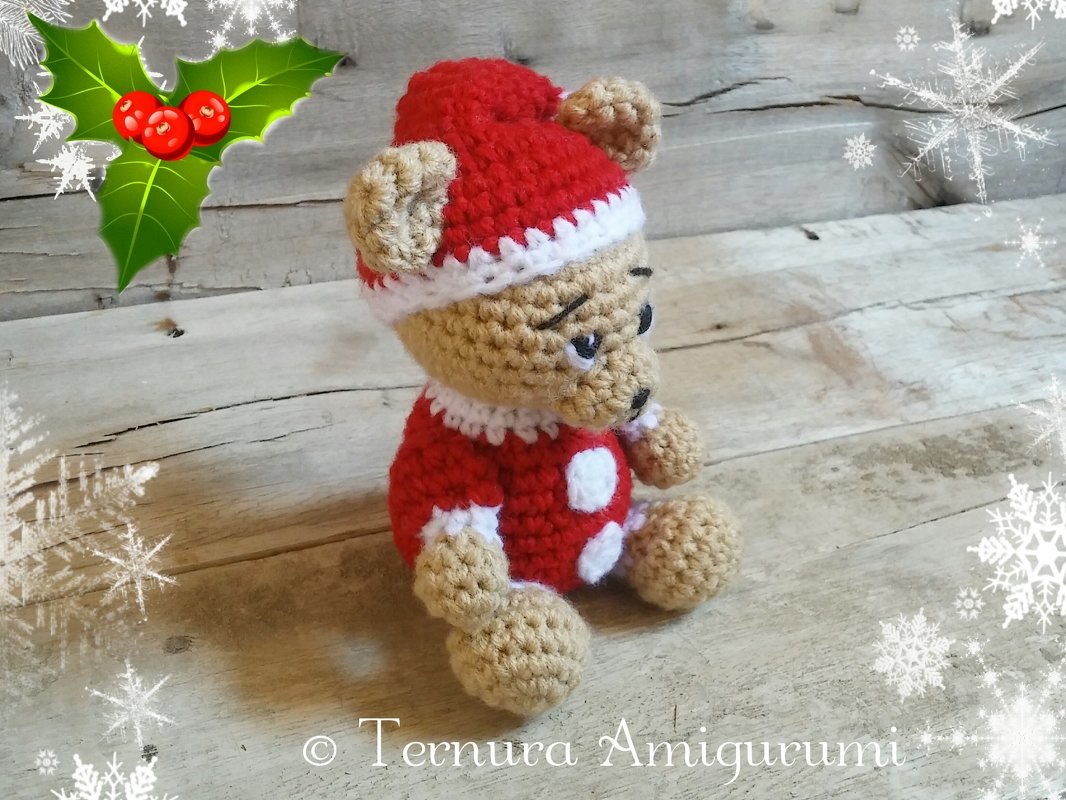 Crochet pattern Nick, the christmas bear + Christmas penguin PDF ternura amigurumi english- deutsch- dutch - Image 11