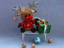 Weihnachtsrehkitz, Häkelanleitung