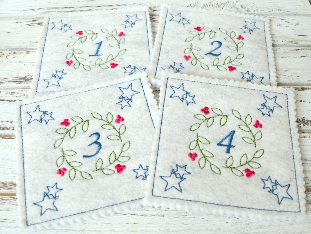ITH Adventskranz to go 10x10cm  2 Motive