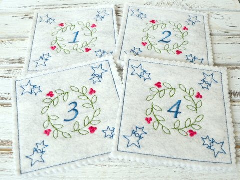 ITH Adventskranz to go 10x10cm  2 Motive