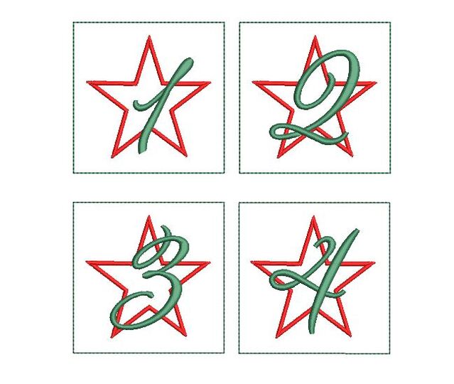 ITH Adventskranz to go 10x10cm  2 Motive