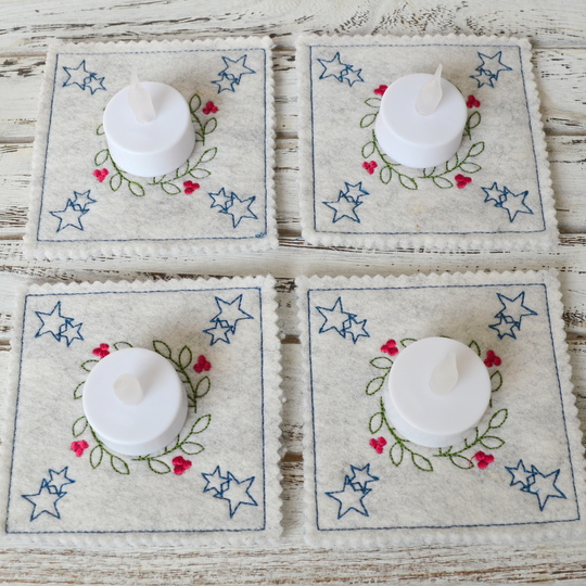 ITH Adventskranz to go 10x10cm  2 Motive