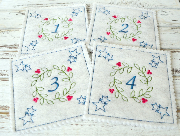 ITH Adventskranz to go 10x10cm  2 Motive