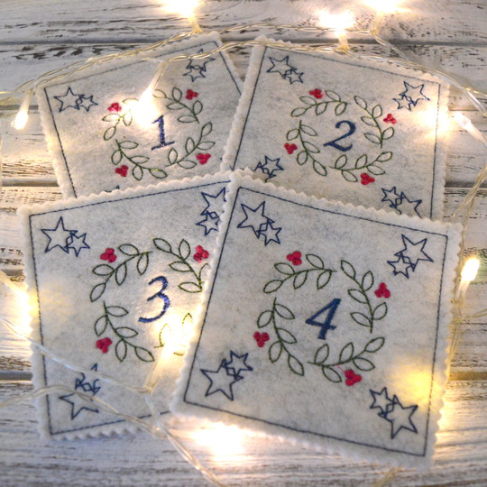 ITH Adventskranz to go 10x10cm  2 Motive