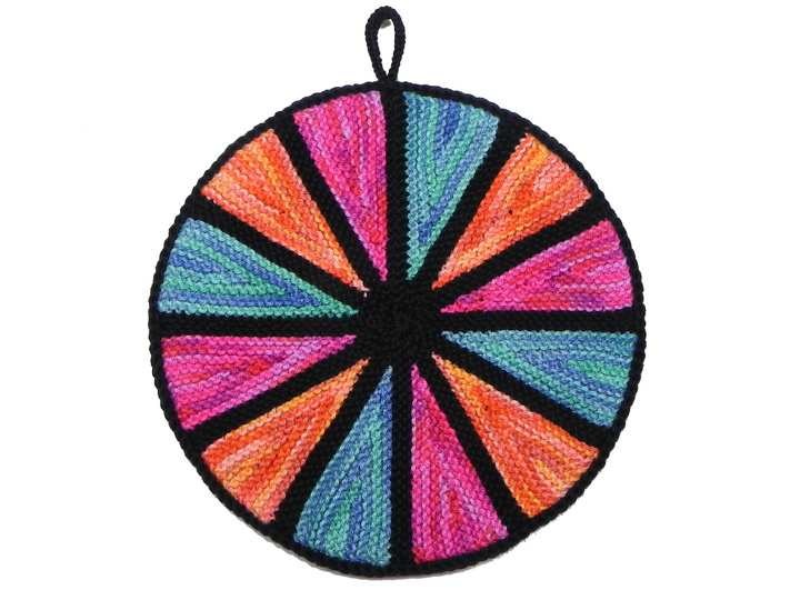 Topflappen Buntes Rad