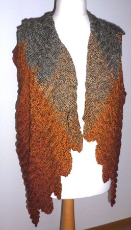 Flammenflügel - Flügeltuch aus Farbverlaufsgarn