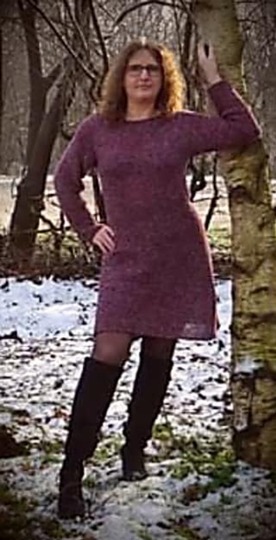 Strickanleitung Kleid "Das schlichte Rote" (Ohne Maschenprobe/ Für jede Damengröße)