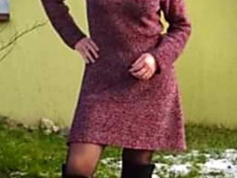 Strickanleitung Kleid "Das schlichte Rote" (Ohne Maschenprobe/ Für jede Damengröße)
