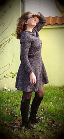 Strickanleitung Kleid Stela ( Ohne Maschenprobe/ Für jede Damengröße)