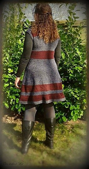 Strickanleitung Kleid ( Ohne Maschenprobe/ Für jede Damengröße)