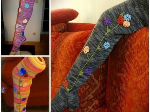 Strickanleitung Overknees ( Von Größe XS bis XL)