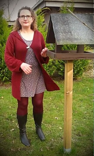 Strickanleitung Strickjacke "Wilde Beere" ( Ohne Maschenprobe / Für jede Größe)