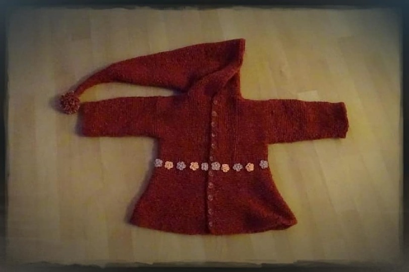 Strickanleitung Strickmantel "Luisas Zipfelmützentraum" ( Ohne Maschenprobe/ Für jede Kindergröße)