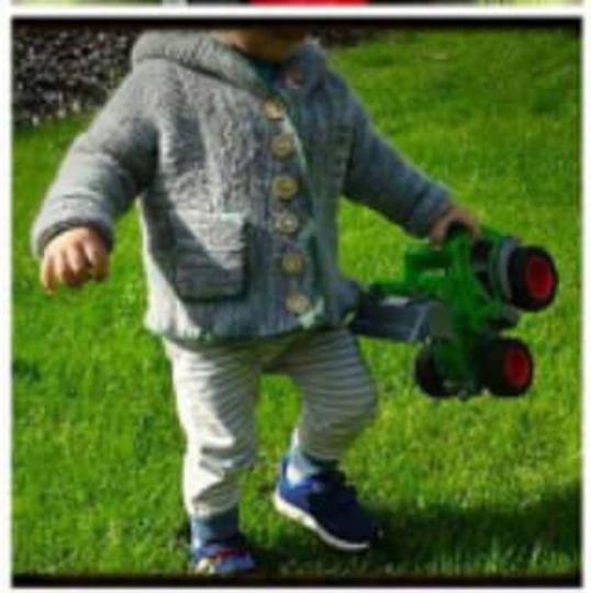 Strickanleitung Kinderstrickjacke "Bjarnes Kuschelliebe" ( Ohne Maschenprobe / Für jede Kindergröße)