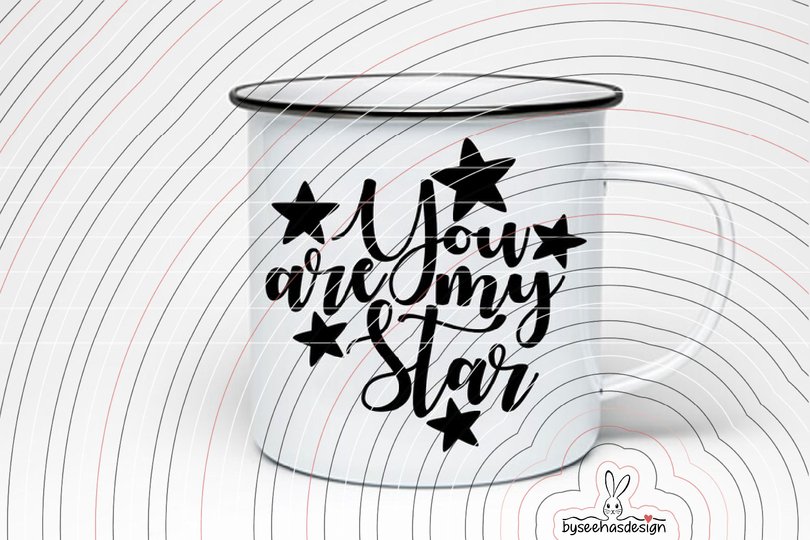 You are my Star Plotterdatei SVG DXF