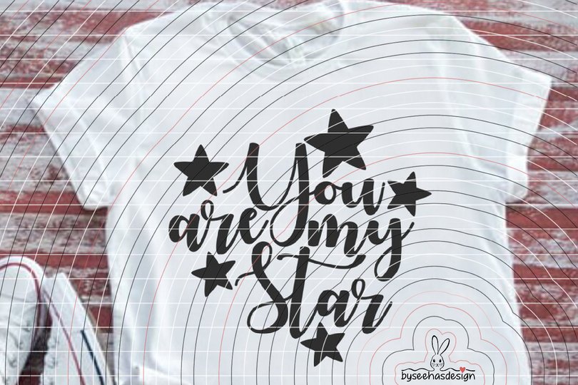 You are my Star Plotterdatei SVG DXF
