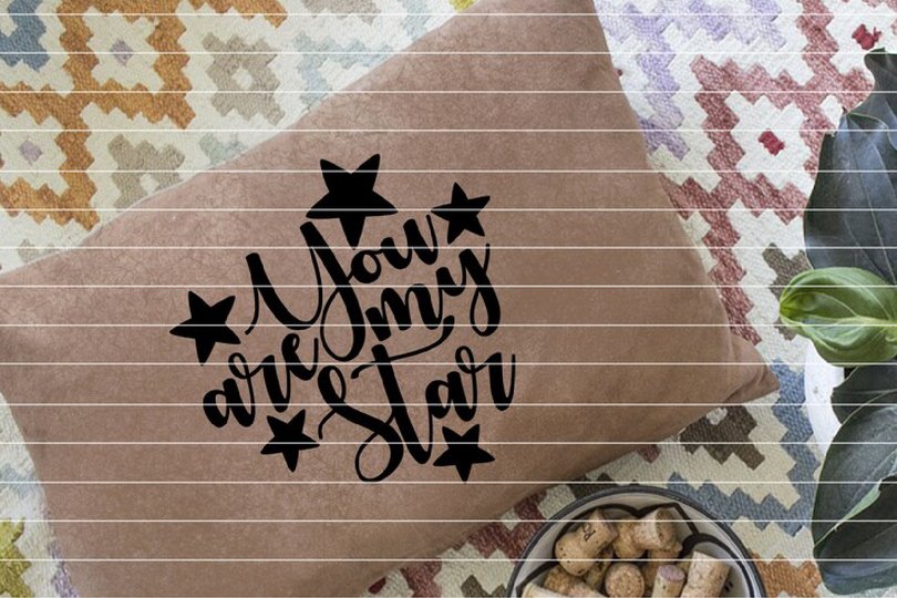 You are my Star Plotterdatei SVG DXF