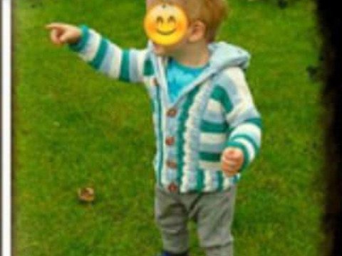 Strickanleitung Kinderstrickjacke "Bjarnes Streifenliebe" ( Ohne Maschenprobe / Für jede Kindergröße)