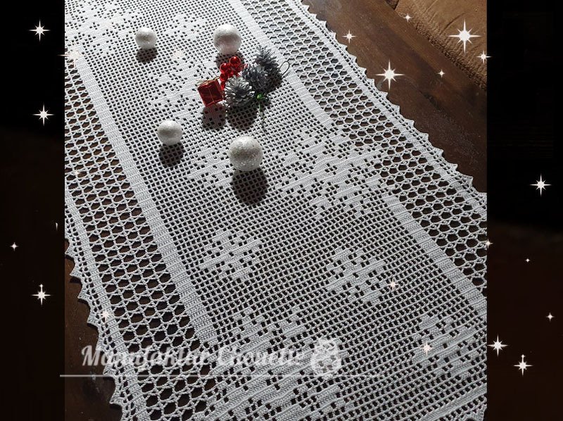 Tischläufer "Schneefall" - Winterkollektion - Bild 2