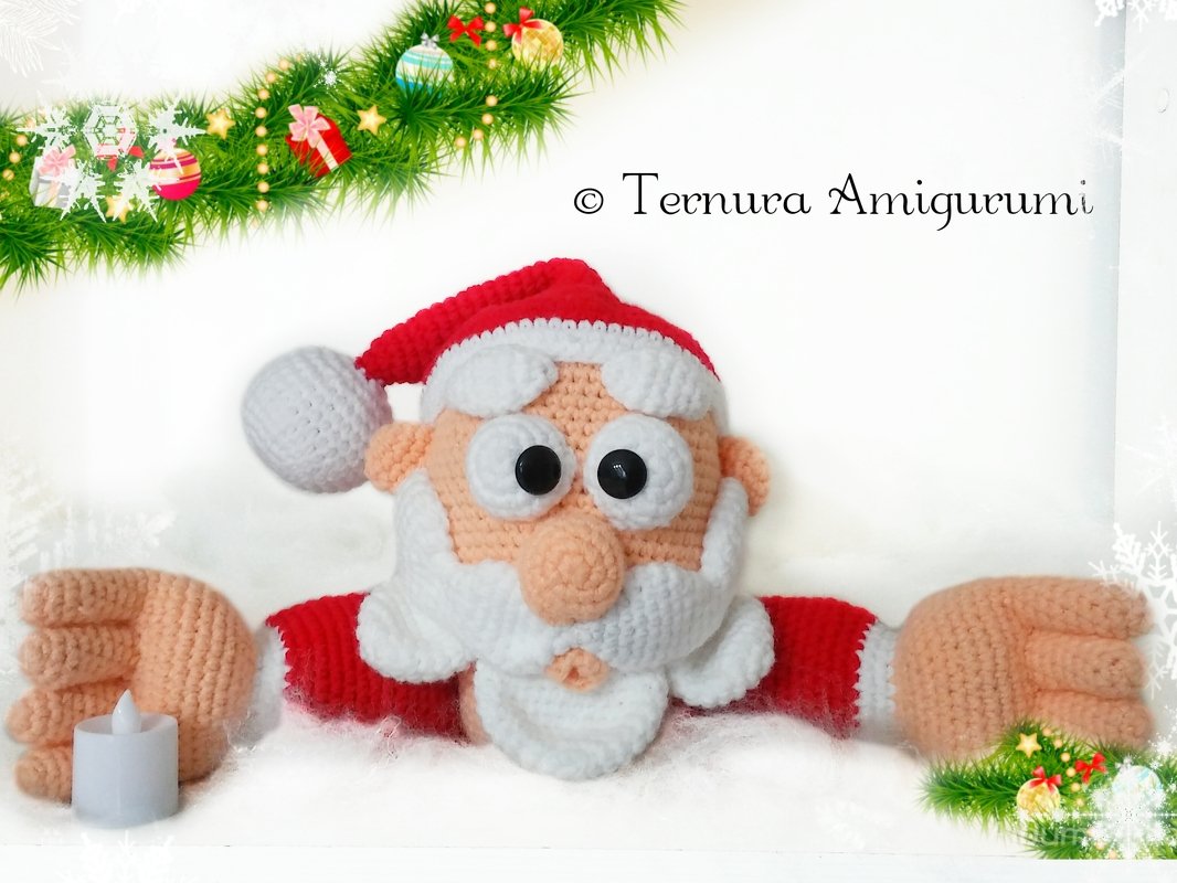 Crochet Pattern Santa Claus, Christmas PDF ternura amigurumi English- deutsch- dutch - Image 6