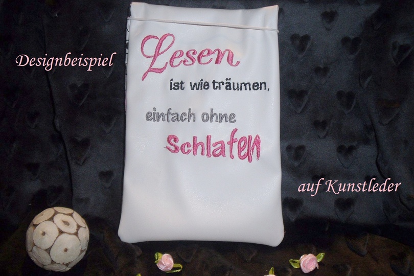 ITH Stickdateien E-Reader-Parkplatz, klein, für den 16x26 Rahmen