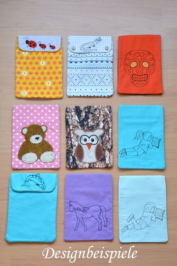 ITH Stickdateien E-Reader-Parkplatz, klein, für den 16x26 Rahmen