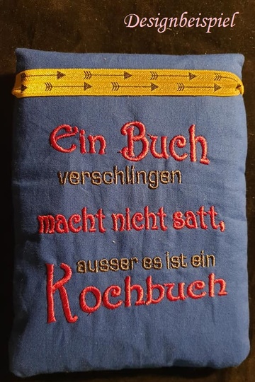 ITH Stickdateien E-Reader-Parkplatz, klein, für den 16x26 Rahmen