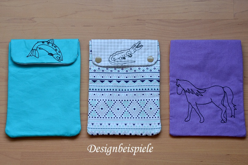 ITH Stickdateien E-Reader-Parkplatz in ZWEI Grössen, für den 16x26 Rahmen