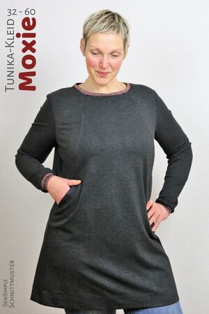 Schnittmuster Tunika-Kleid Moxie 32 - 60
